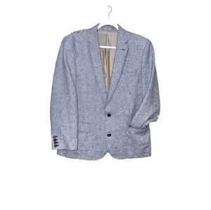 Samuel Windsor"Langton" Blue Linen Mix Blazer